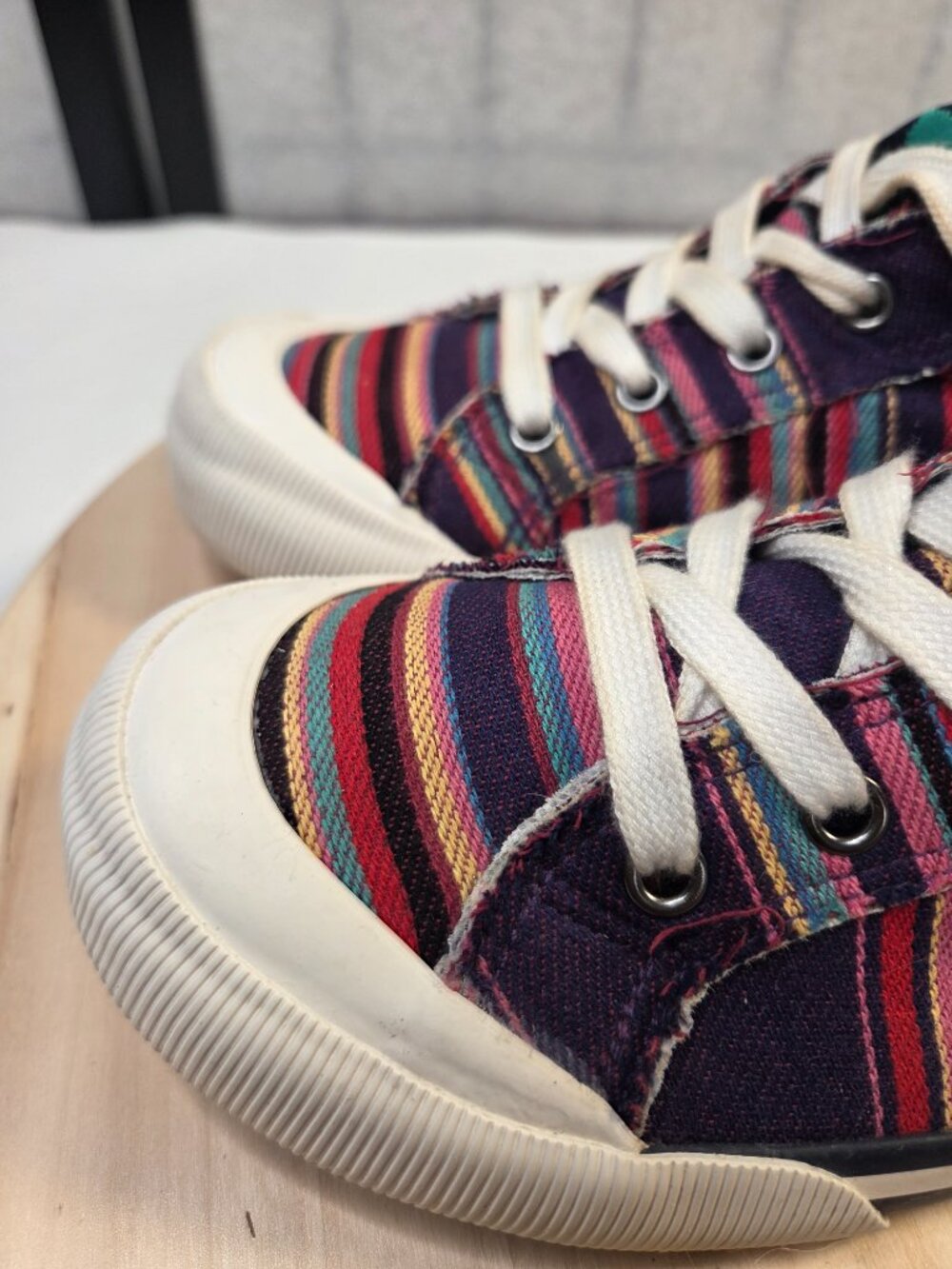 Rocket Dog Jazzin' Purple Multicolor Lace-up Sneakers Women US 9 - Picture 4 of 10